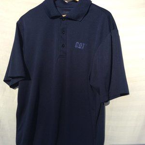 Men's polo shirt navy blue Caterpillar size large